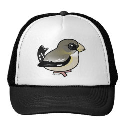 Evening Grosbeak female Trucker Hat