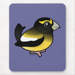 Evening Grosbeak male Mousepad