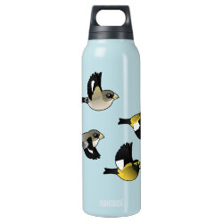 Evening Grosbeaks in flight SIGG Thermo Bottle (0.5L)