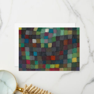 Evening In N by Paul Klee Thank You Card