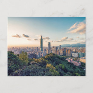 Evening in Taipei Postcard