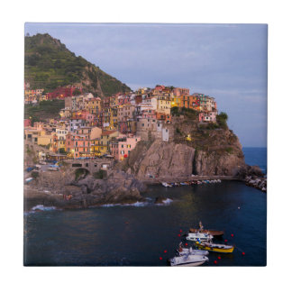 Evening in the Cinque Terre, Italy Ceramic Tile