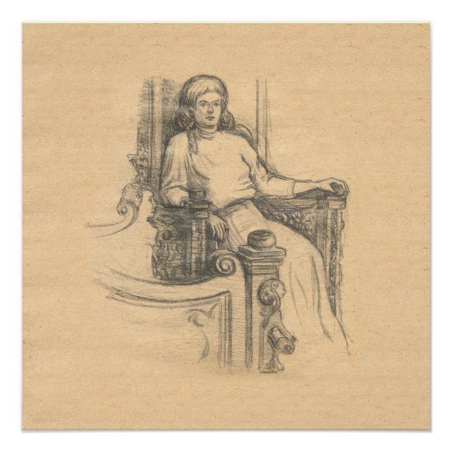 Evening in the old house poster (Front)