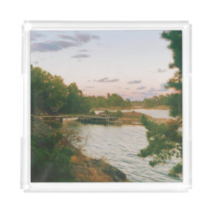 Evening in the swedish archipelago acrylic tray
