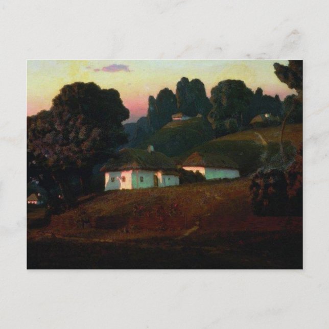Evening in Ukraine Postcard (Front)