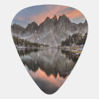 Evening Kearsarge Pinnacles Reflections Guitar Pick