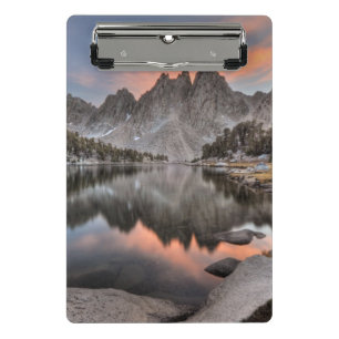 Evening Kearsarge Pinnacles Reflections Mini Clipboard
