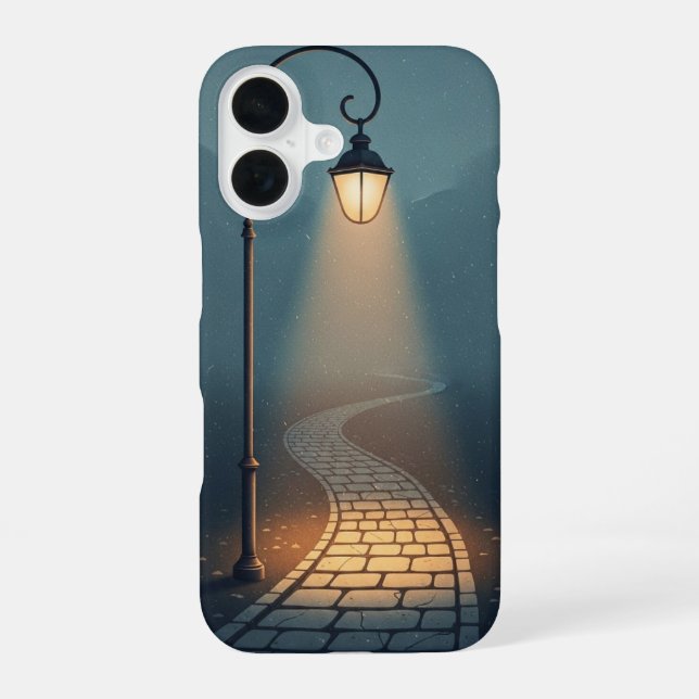 Evening Lamp Path iPhone Case (Back)