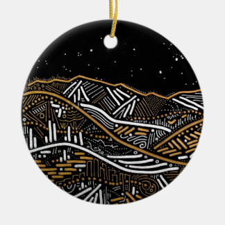 Evening Landscape Holiday Ornament