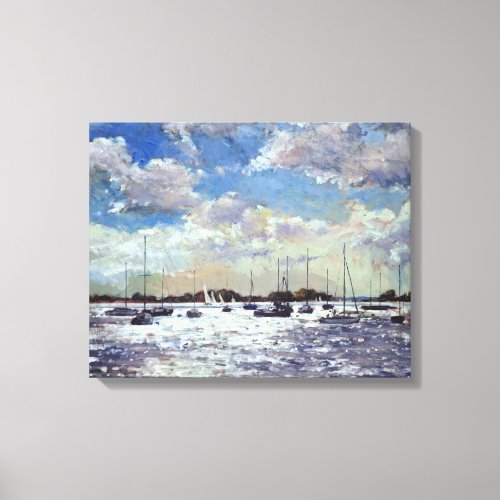 Evening Light Gulf of Morbihan 2002 Canvas Print