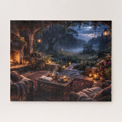 Evening Meadow Fireside Jigsaw Puzzle