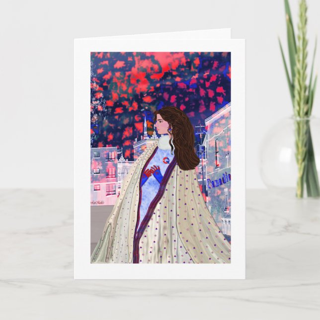 Evening Montreal LeeMarie's creative Design Card (Front)