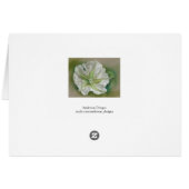 Evening Moonflower Pastel Art Cards (Back Horizontal)