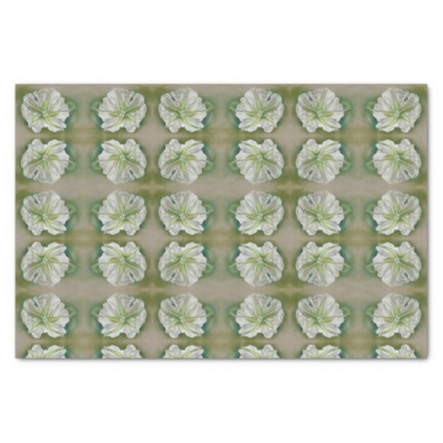 Evening Moonflower Pastel Art Tissue Paper