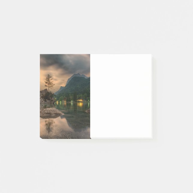 Evening Mountain Lake Photograph Post-it Notes (Front)