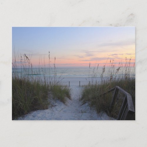 Evening on Panama City Beach Florida Postcard
