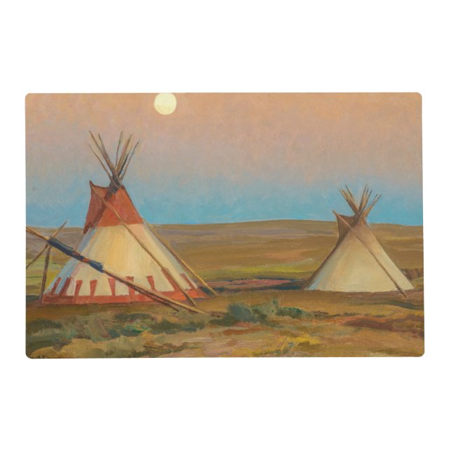 Evening on the Blackfeet Reservation by Dixon Placemat (Front)