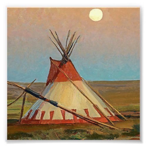 Evening on the Blackfeet Reservation by Maynard Photo Print