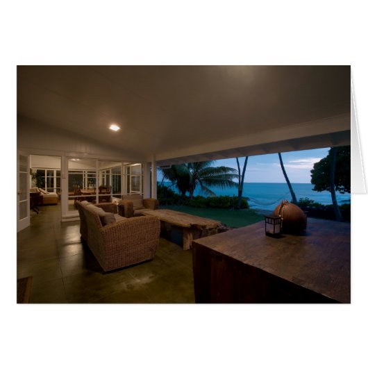 Evening on the Lanai Cards (Front Horizontal)