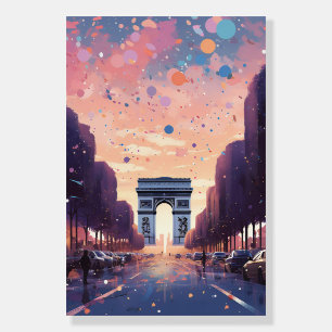 Evening Paris Travel Poster