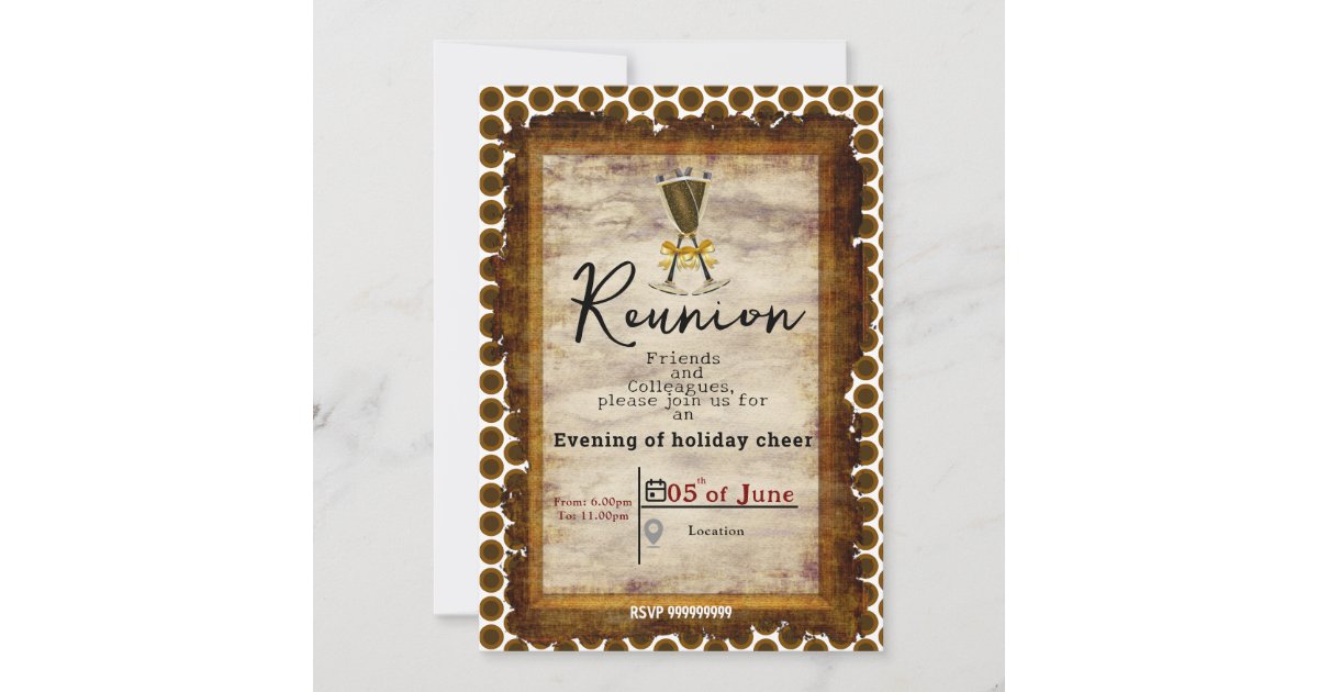 Evening Party Invitation | Zazzle