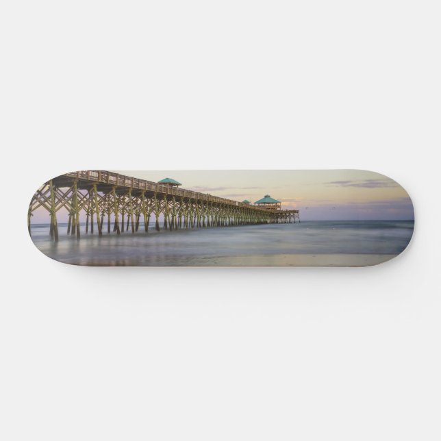 Evening Peace On Folly Beach Skateboard (Horz)