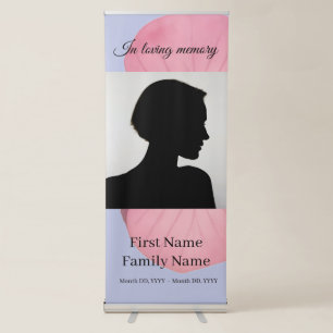 Evening primrose memorial retractable banner