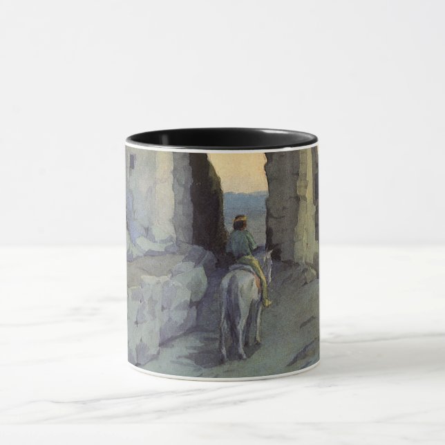 Evening, Pueblo of Walpi by Marion Kavagh Wachtel Mug (Center)