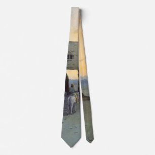 Evening, Pueblo of Walpi by Marion Kavagh Wachtel Tie