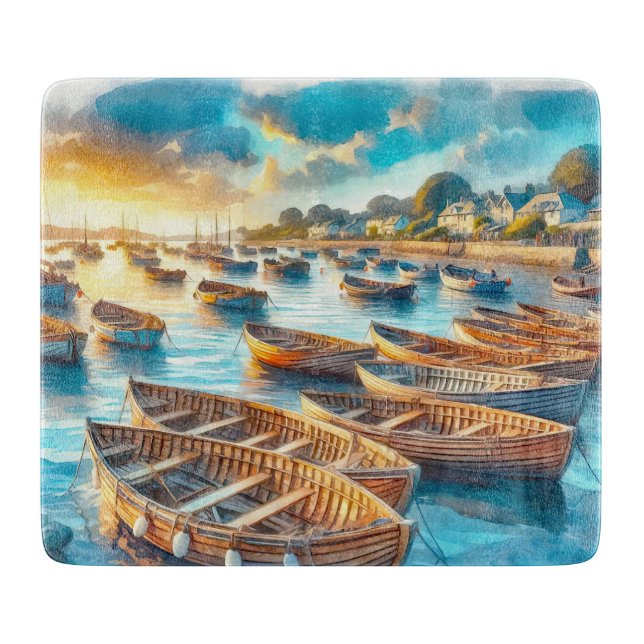Evening Rest Cutting Board (Front)