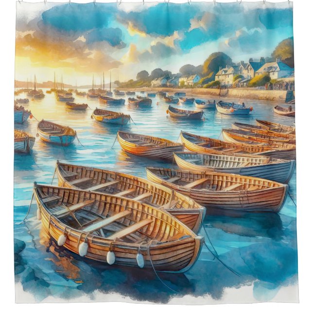 Evening Rest Shower Curtain (Front)