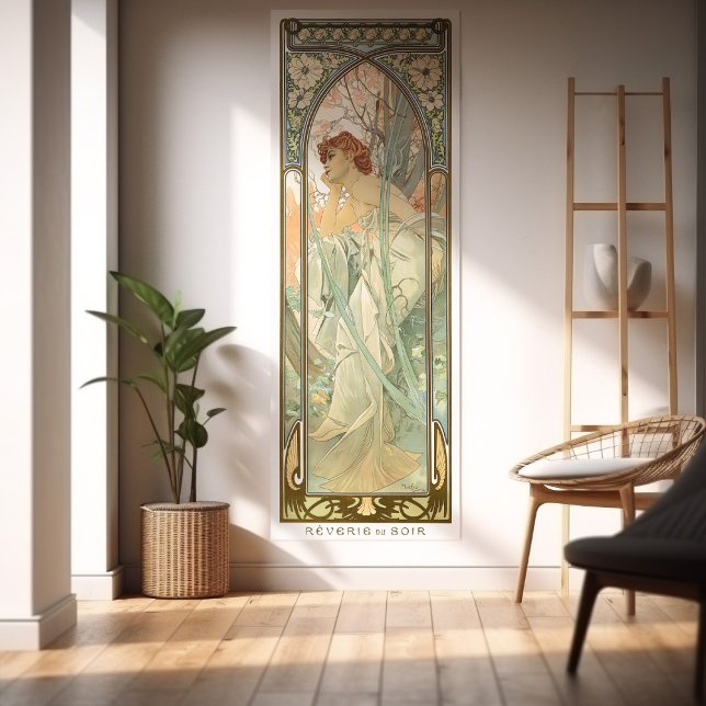 Evening Reverie Art Nouveau Poster Set 4/4 Mucha (Creator Uploaded)