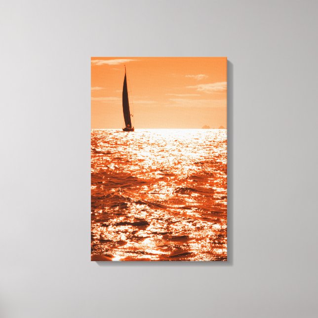 EVENING SAIL 16x24 Canvas Print (Front)