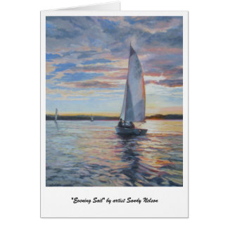 "Evening Sail" by artist Sandy Nelson Cards