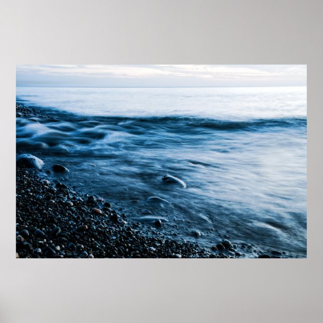 Evening sea poster (Front)