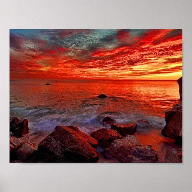 Evening Sky Beauty Poster (Front)