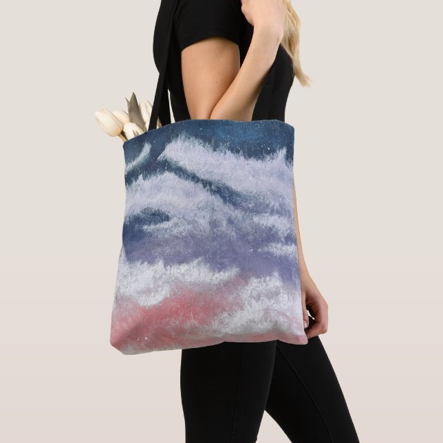 Evening Sky Tote Bag (Close Up)
