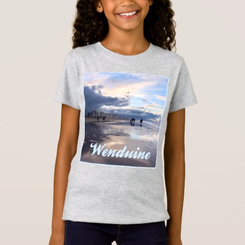 Evening Sky Wenduine Beach Belgium T_Shirt