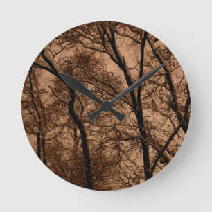 Evening Snow Acrylic Wall Clock