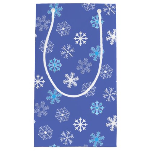 Evening Snowflake Small Gift Bag