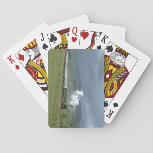 Evening Star heads back to York_Steam Trains Poker Cards