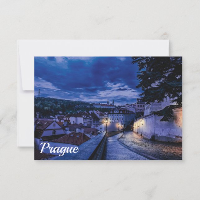 Evening street in Prague (Front)