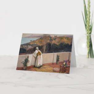 Evening, Tangiers Sir John Lavery Card