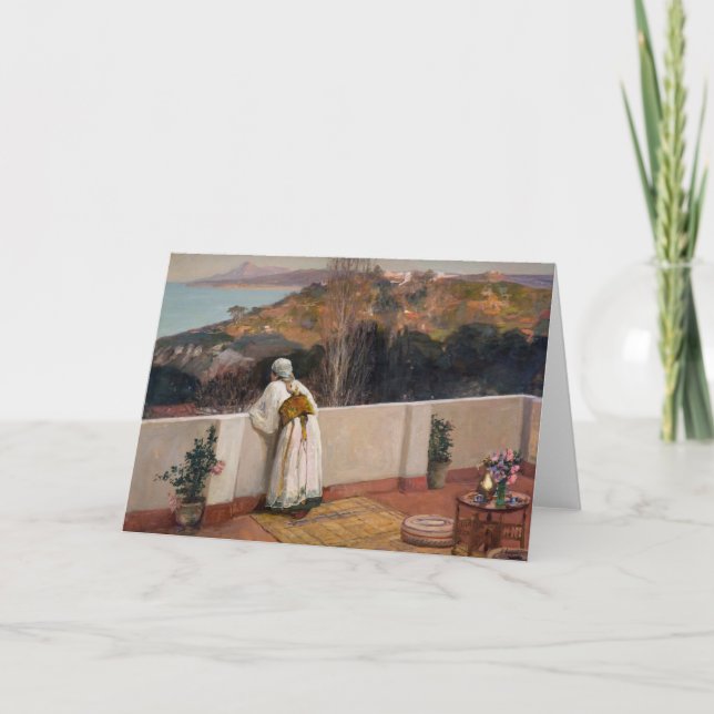 Evening, Tangiers | Sir John Lavery Card (Front)