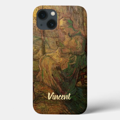 Evening _ The Watch by Vincent van Gogh iPhone 13 Case