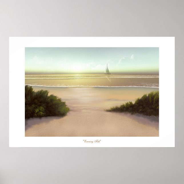 EVENING  TIDE  PRINT (Front)