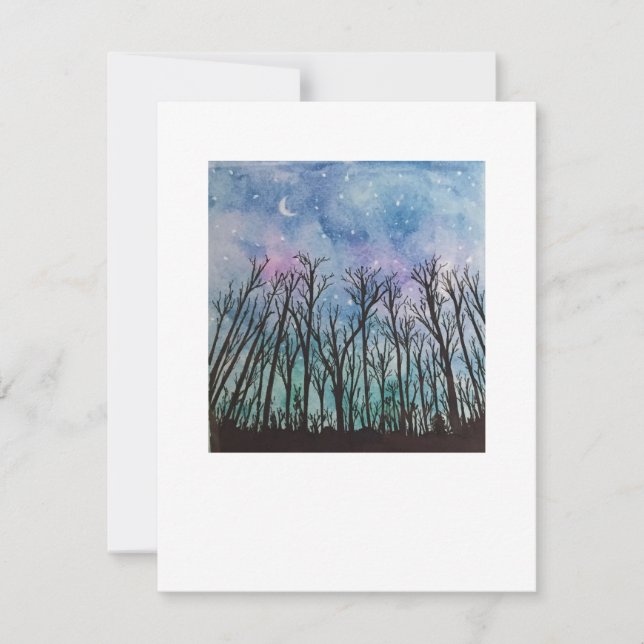 Evening Twilight Note Card (Front)