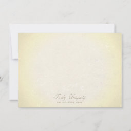 Evening Wedding Invitation Vintage Parchment Paper | Zazzle