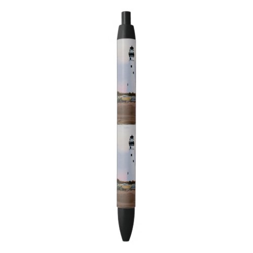Evening&#39;s Lighthouse Black Ink Pen