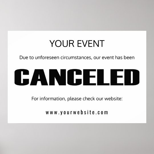 event-cancellation-announcement-simple-big-sign-zazzle